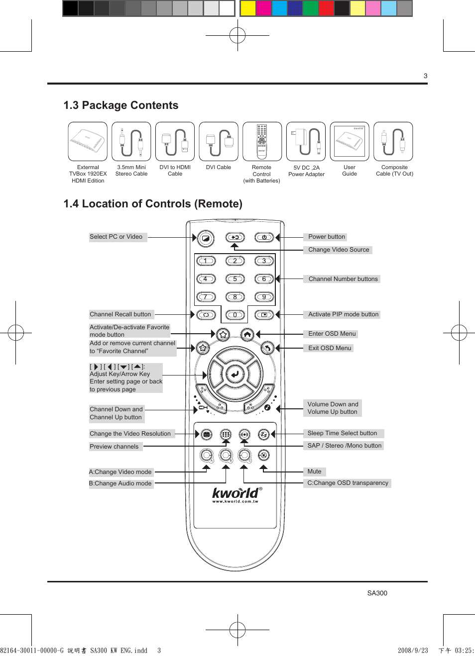 KWorld SA300-A HDMI User Manual | Page 3 / 12