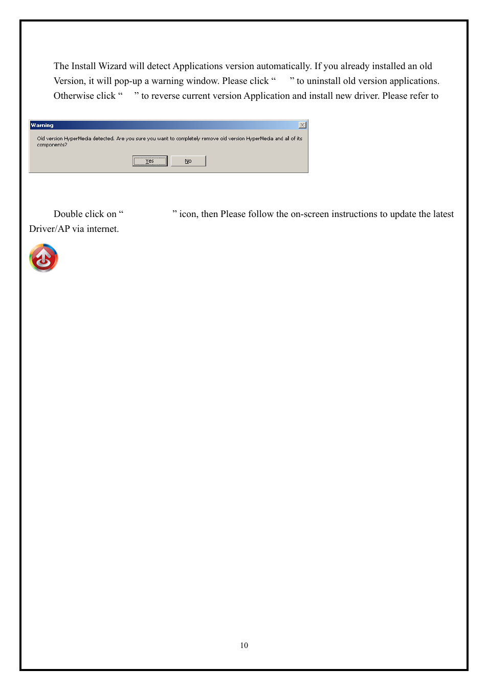 Liveupdate icon | KWorld UB385-T User Manual | Page 10 / 10