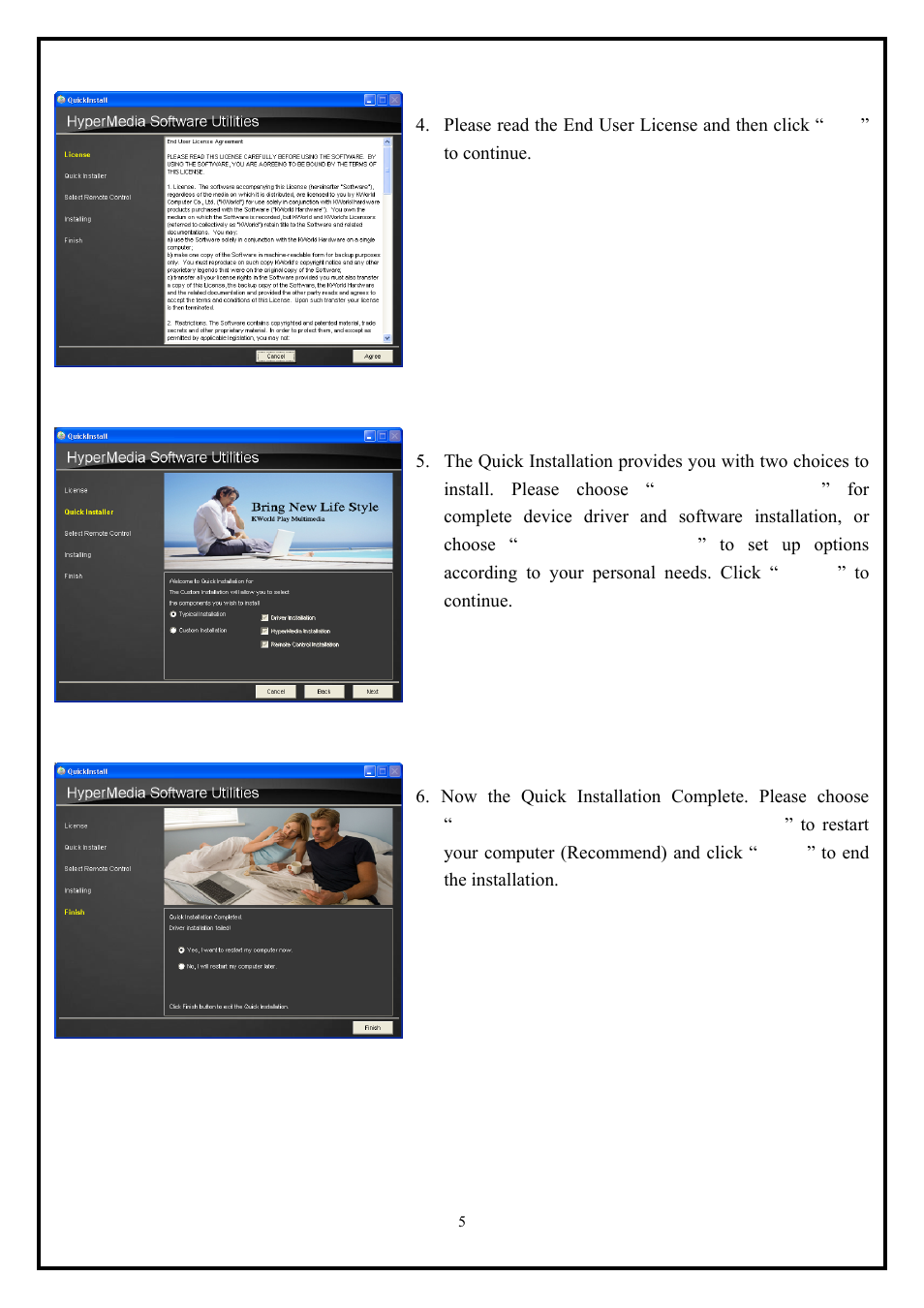 KWorld UB385-T User Manual | Page 5 / 10