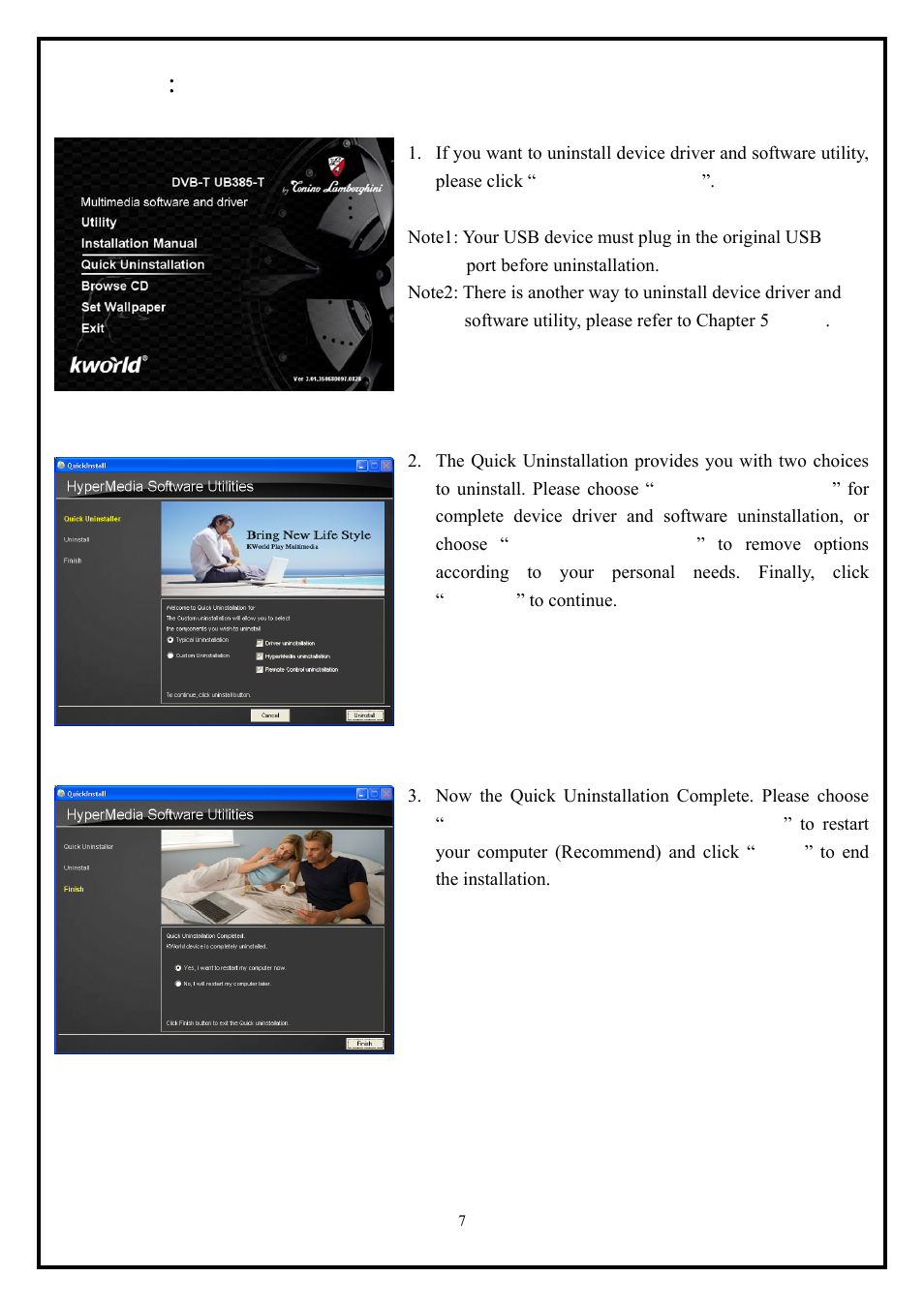 KWorld UB385-T User Manual | Page 7 / 10