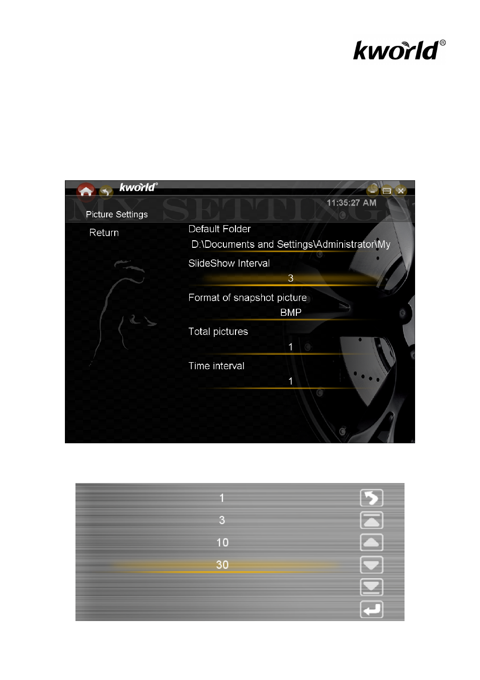 Settings | KWorld HyperMedia Center V1-3 User Manual | Page 12 / 17