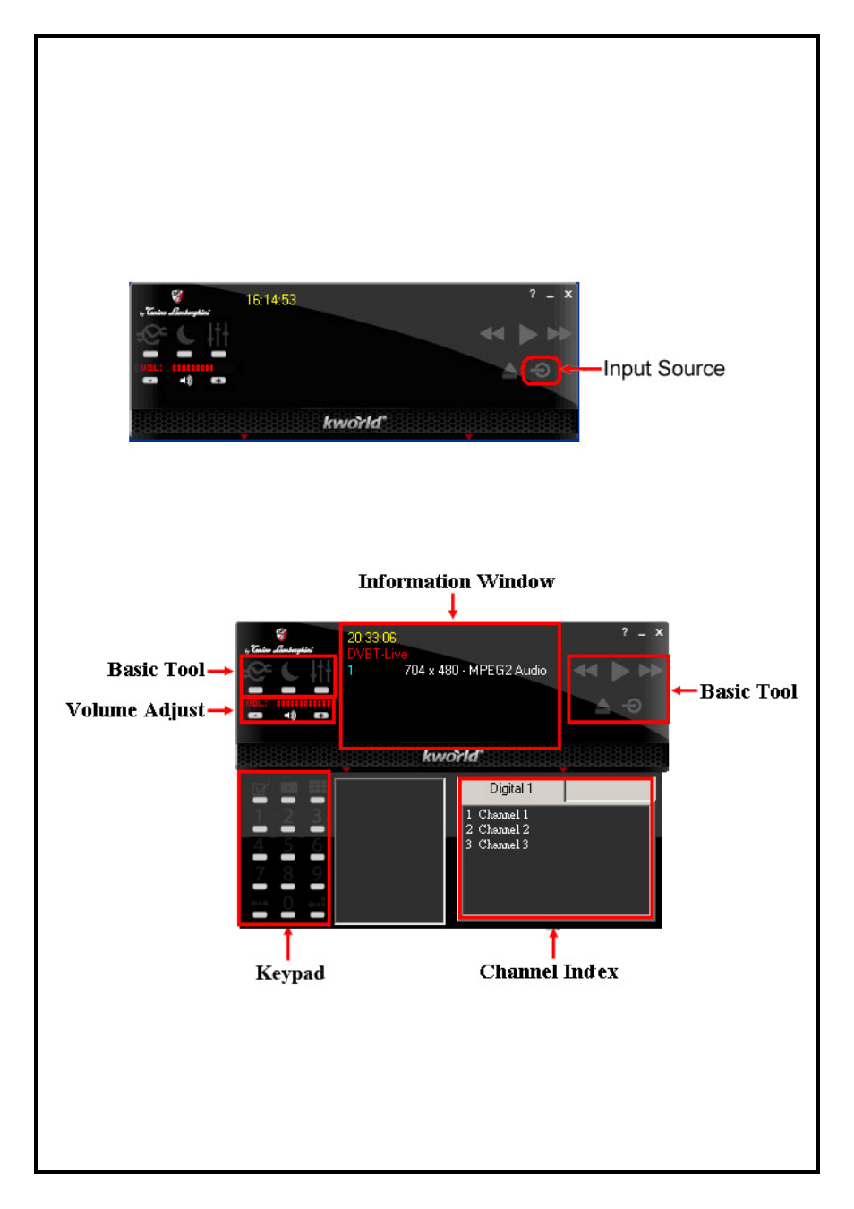 Chapter 1 : hypermedia software functions | KWorld HyperMedia Center V3-3 User Manual | Page 2 / 15