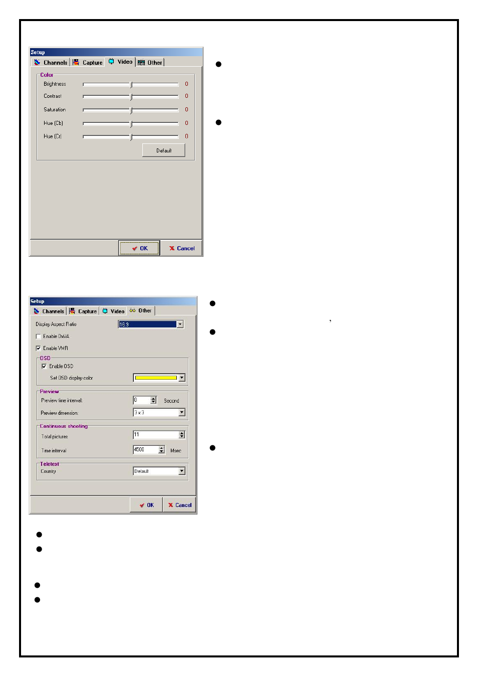 3 video setup, 4 other setup | KWorld HyperMedia Center V3-5 User Manual | Page 19 / 24