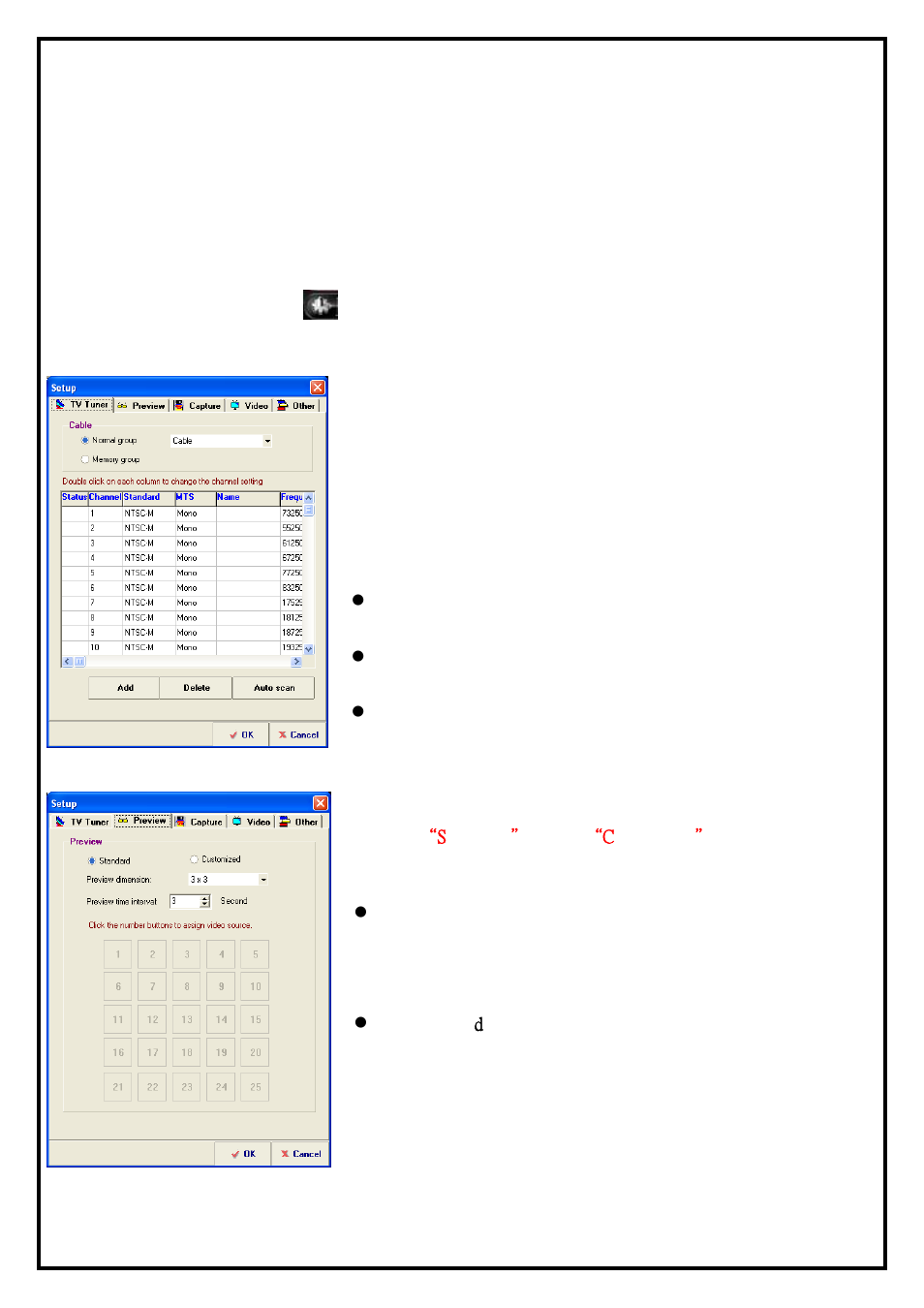 2 setup utility for atvr, 1 tv tuner setup, 2 preview setup | KWorld HyperMedia Center V3-5 User Manual | Page 9 / 24