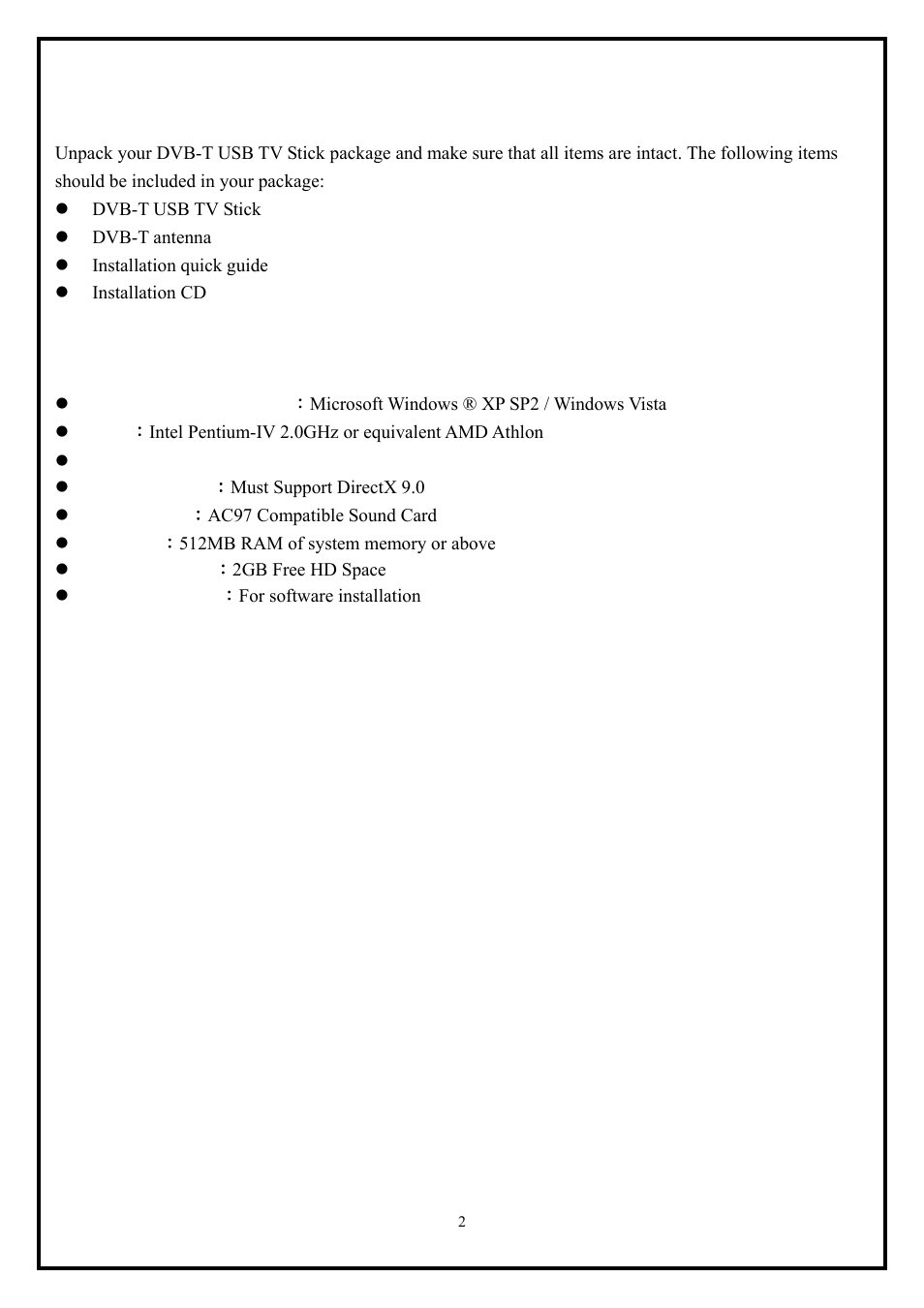 KWorld DVB-T 395U User Manual | Page 2 / 7