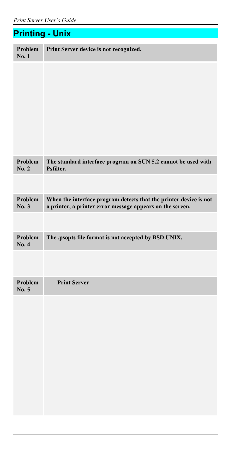 Printing - unix | Accton Technology EN2024-6 User Manual | Page 106 / 121