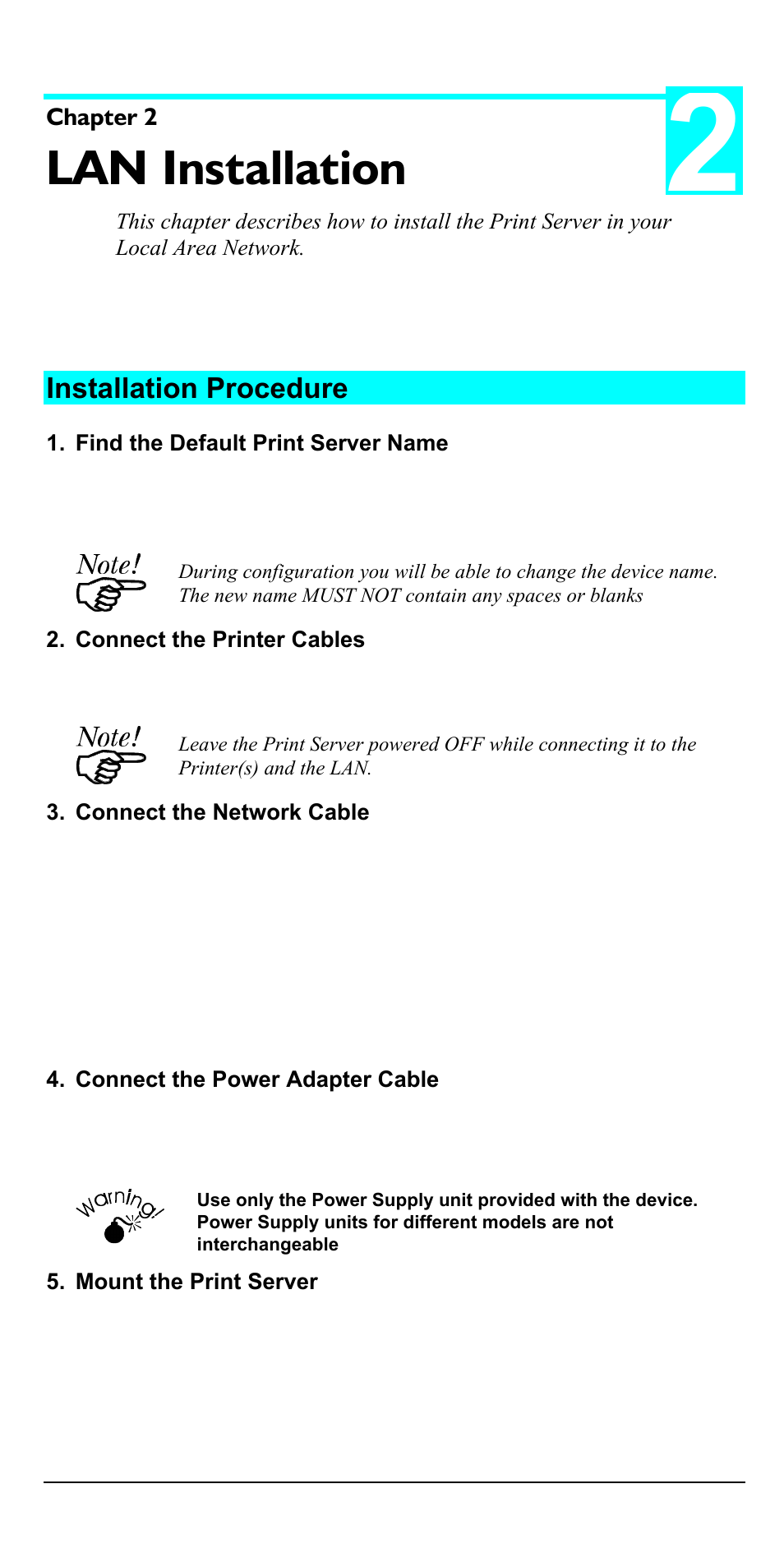 Lan installation | Accton Technology EN2024-6 User Manual | Page 11 / 121