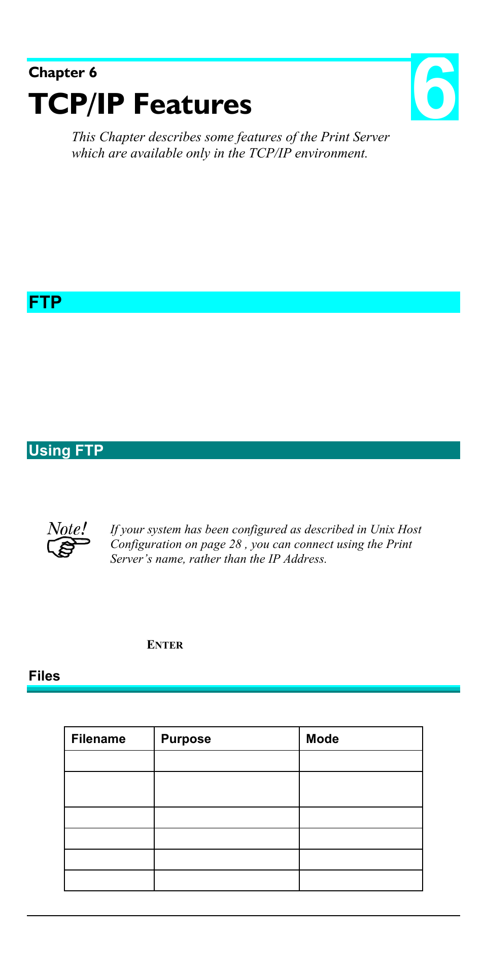 Tcp/ip features | Accton Technology EN2024-6 User Manual | Page 45 / 121