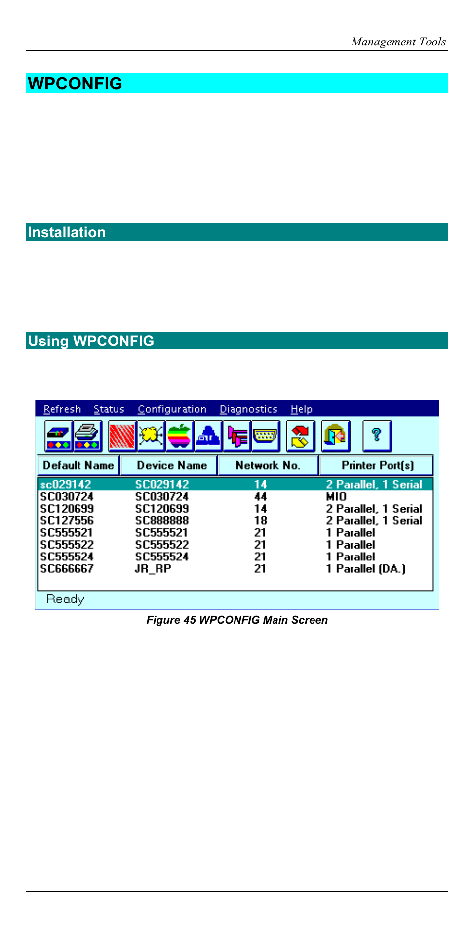 Wpconfig, Installation, Using wpconfig | Accton Technology EN2024-6 User Manual | Page 93 / 121