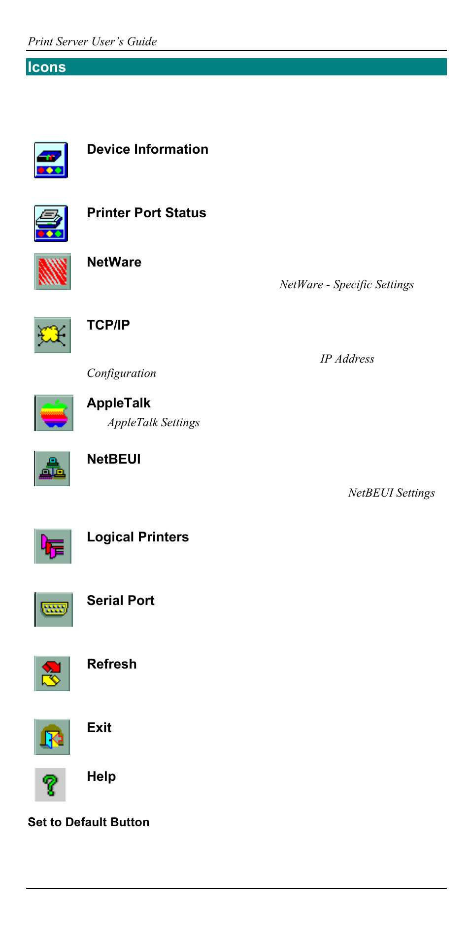 Icons | Accton Technology EN2024-6 User Manual | Page 94 / 121