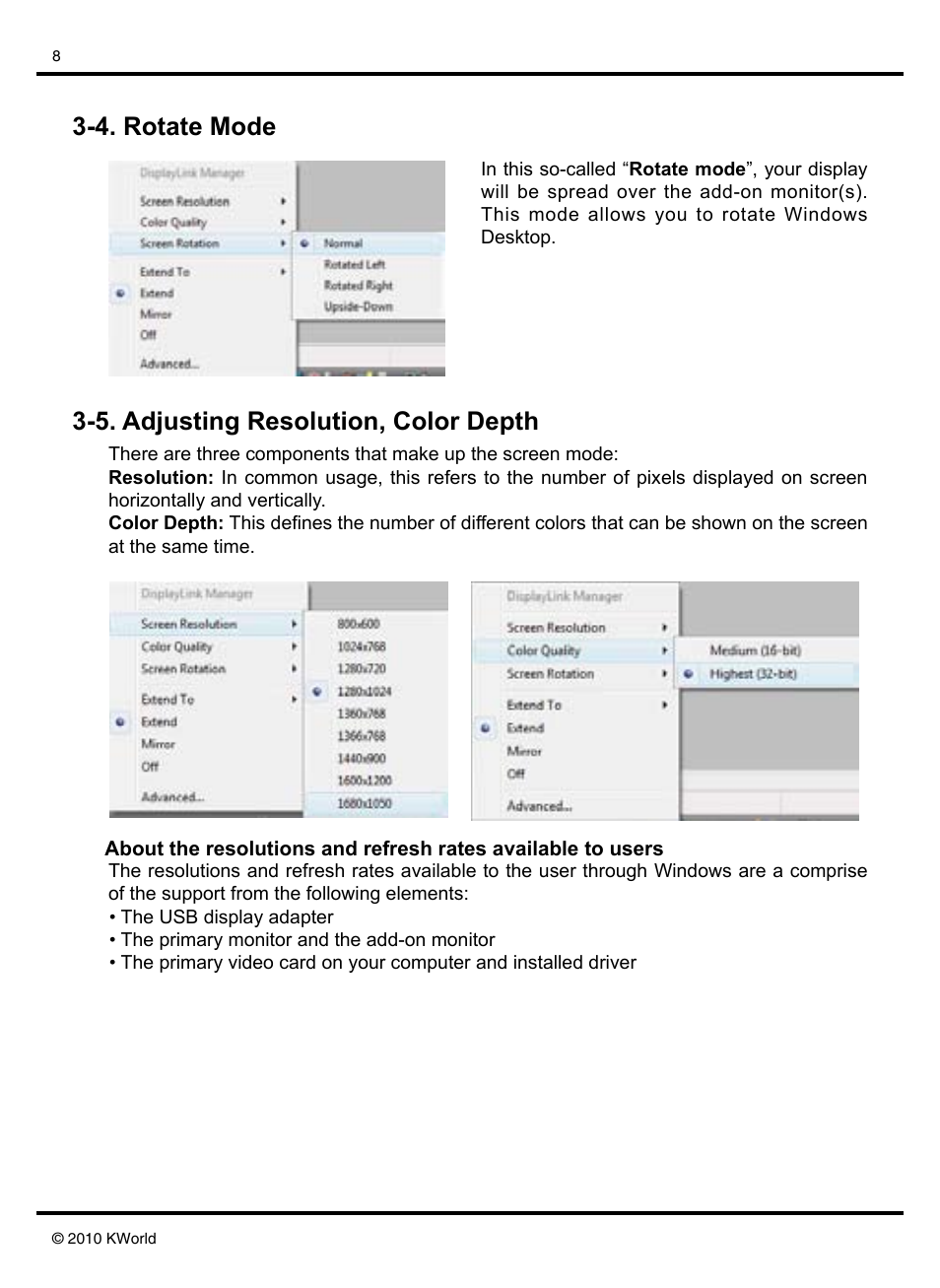 KWorld UD165 User Manual | Page 8 / 14