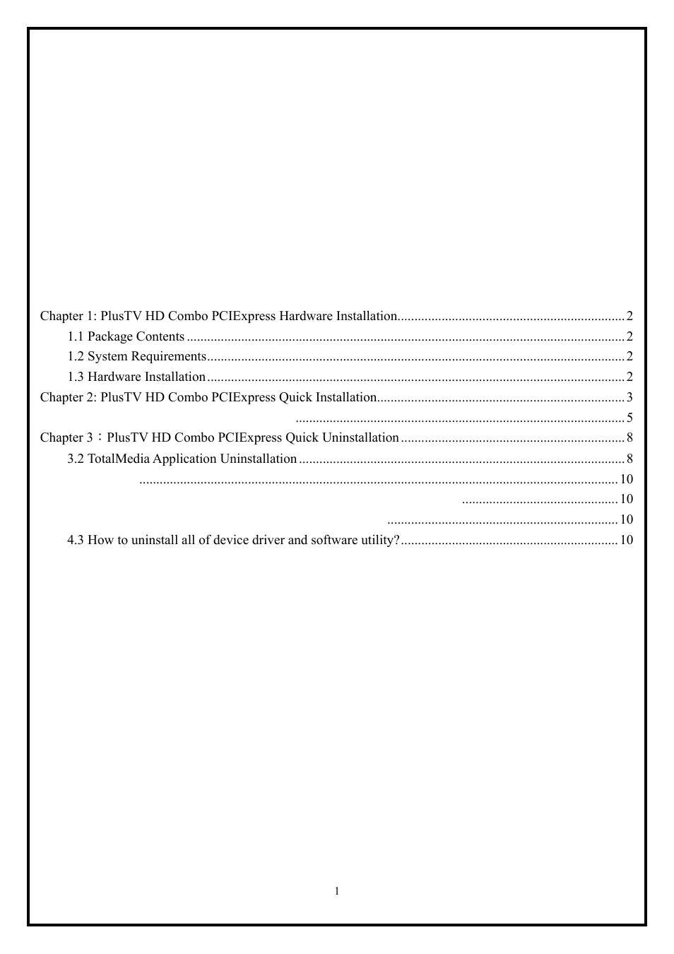 KWorld KW-PE365-2AQ User Manual | 10 pages