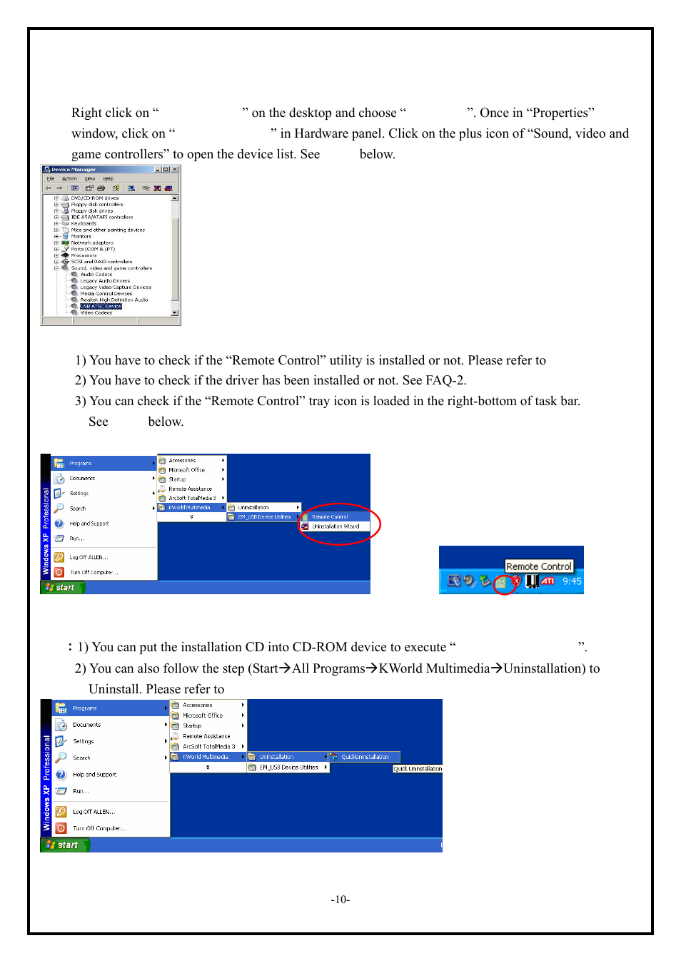 Chapter 4 : faq | KWorld ATSC 340U S0 User Manual | Page 10 / 10