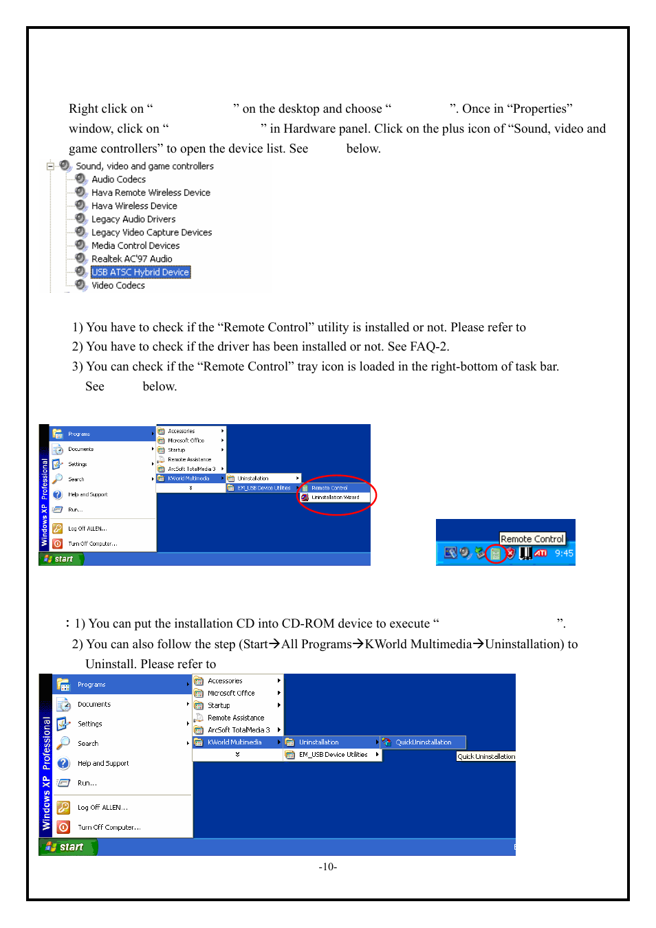 Chapter 4 : faq | KWorld ATSC 330U User Manual | Page 10 / 10