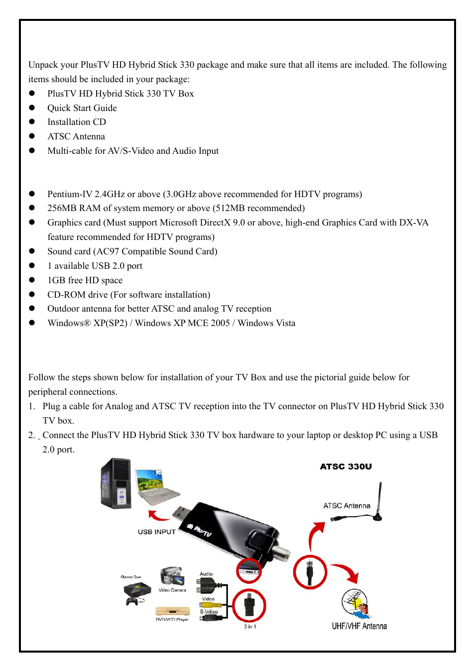 KWorld ATSC 330U User Manual | Page 2 / 10