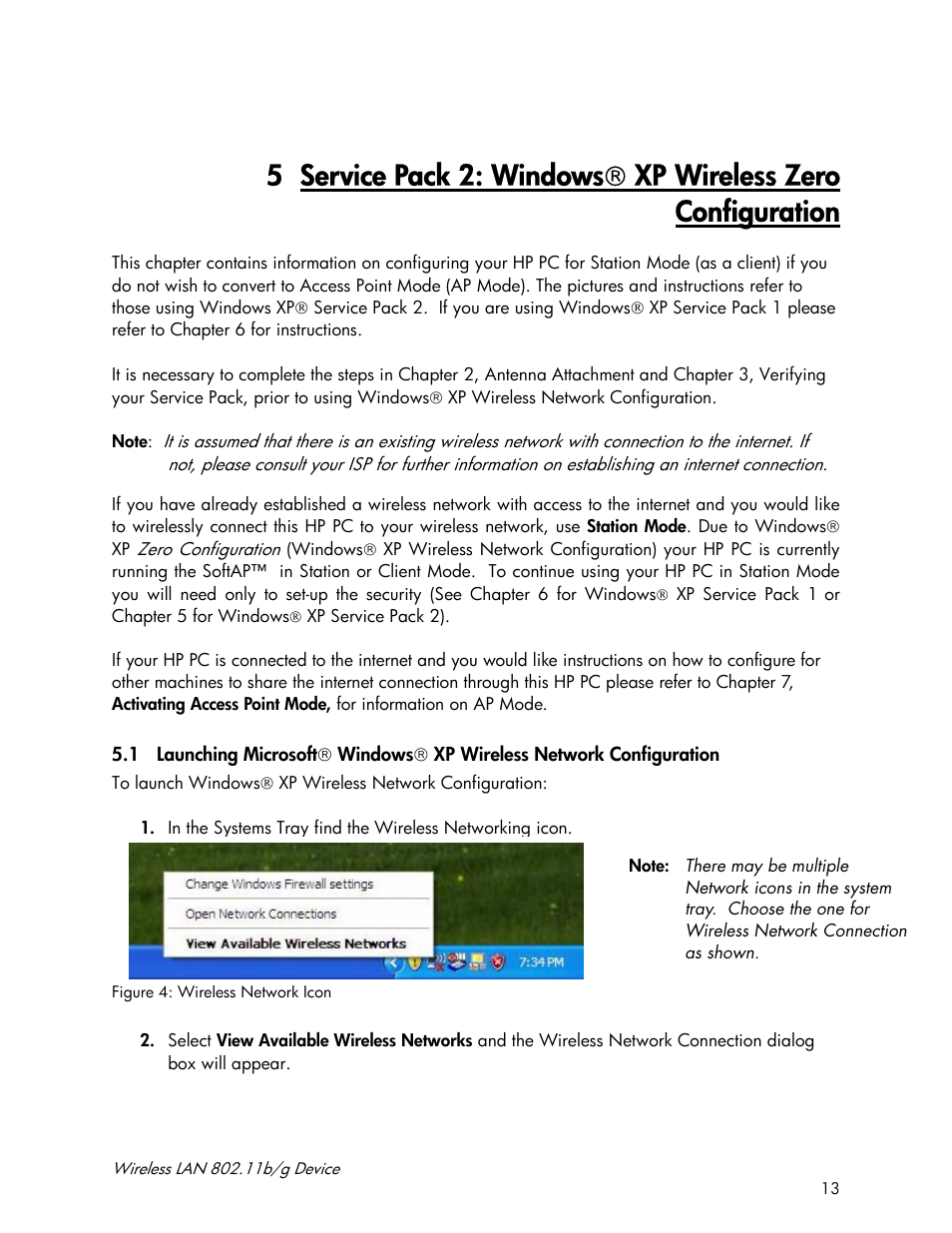 Accton Technology Wireless LAN 802.11b/g Device WN4201B User Manual | Page 13 / 97