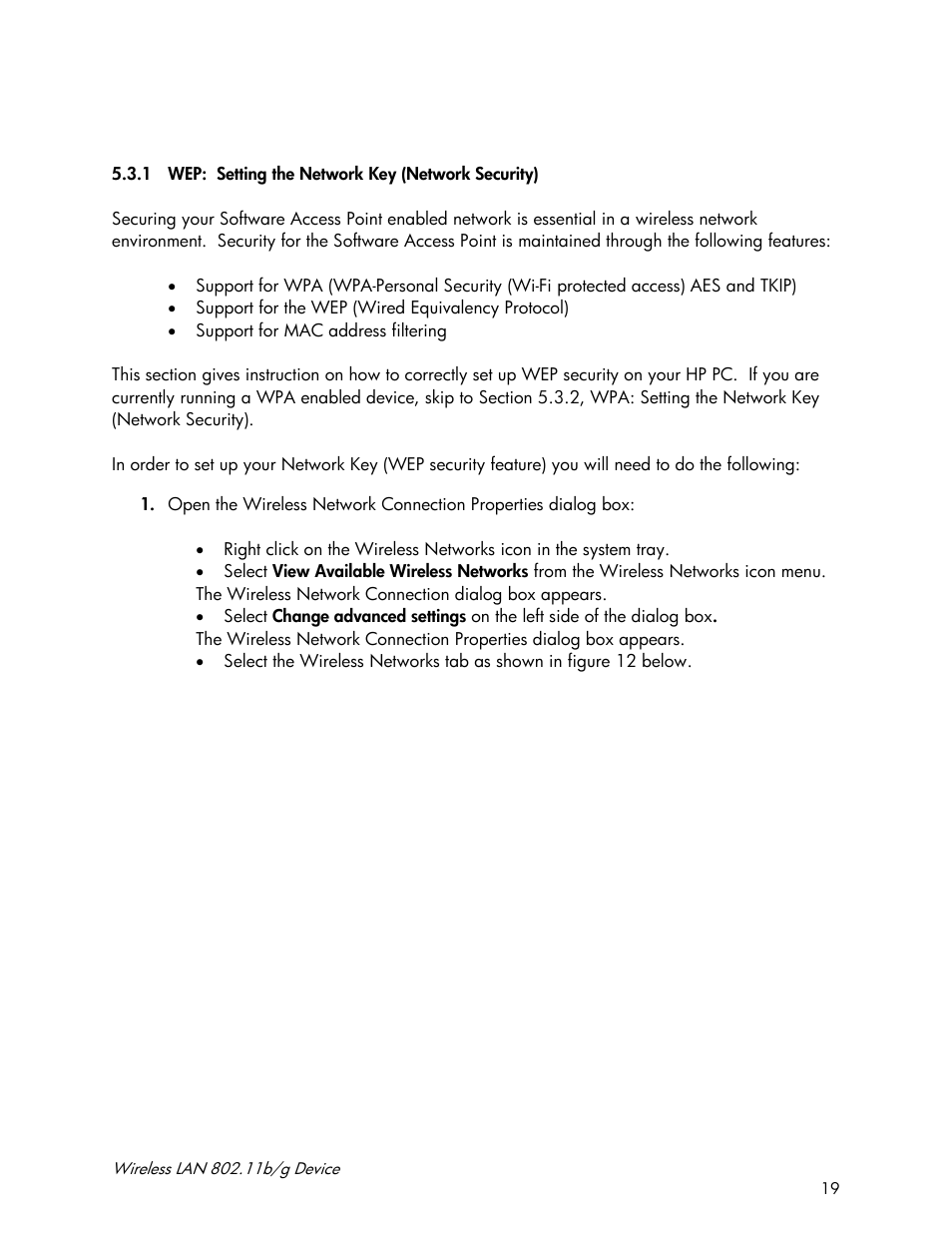 Accton Technology Wireless LAN 802.11b/g Device WN4201B User Manual | Page 19 / 97