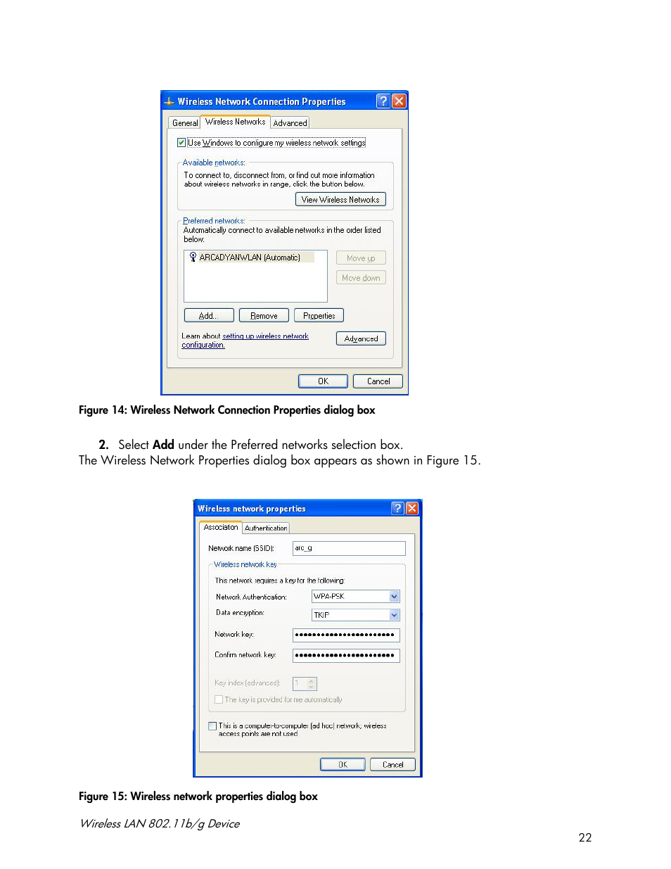 Accton Technology Wireless LAN 802.11b/g Device WN4201B User Manual | Page 22 / 97