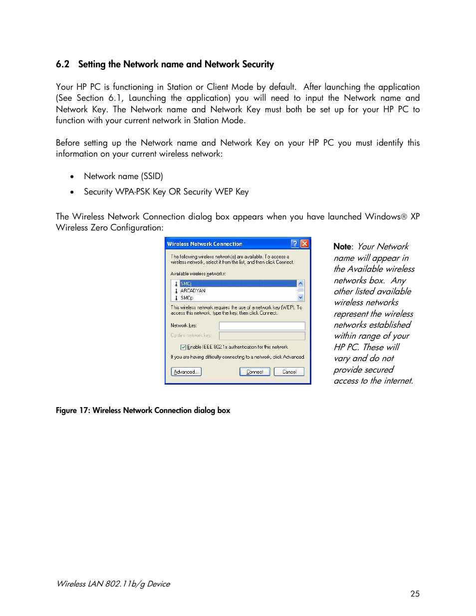 Accton Technology Wireless LAN 802.11b/g Device WN4201B User Manual | Page 25 / 97