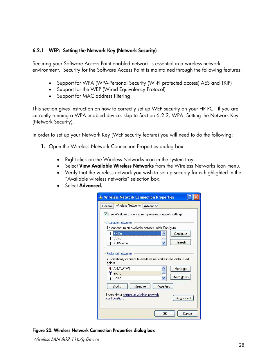 Accton Technology Wireless LAN 802.11b/g Device WN4201B User Manual | Page 28 / 97