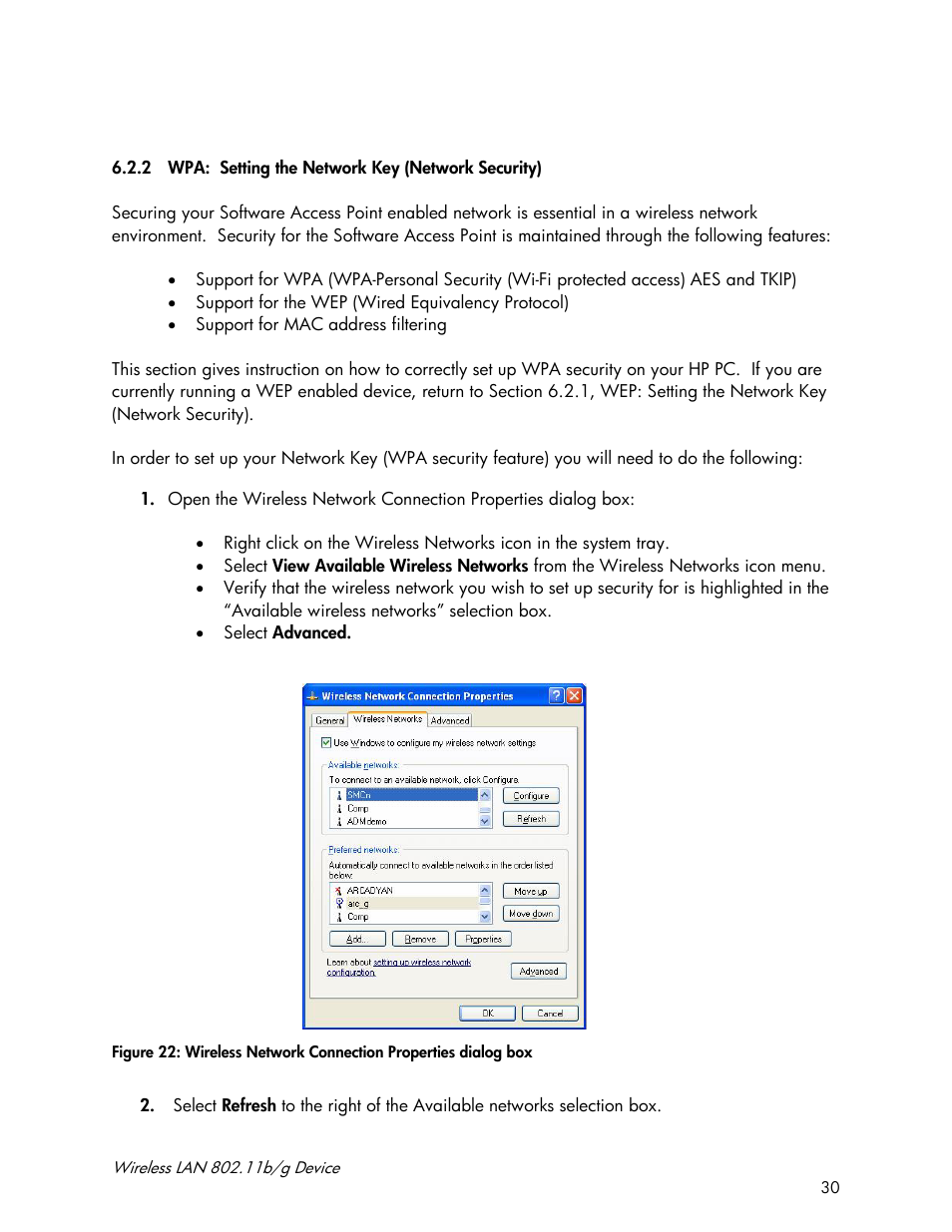 Accton Technology Wireless LAN 802.11b/g Device WN4201B User Manual | Page 30 / 97