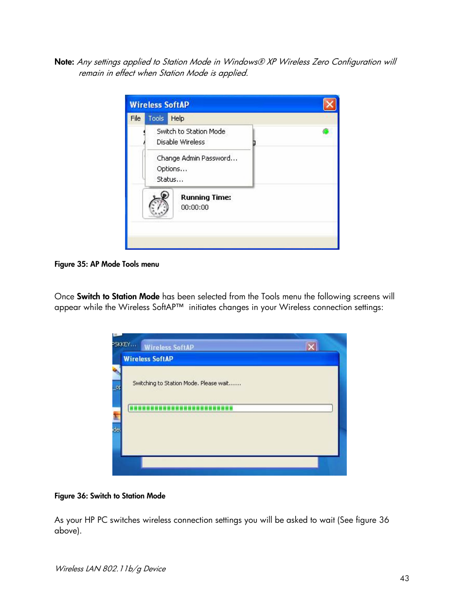 Accton Technology Wireless LAN 802.11b/g Device WN4201B User Manual | Page 43 / 97