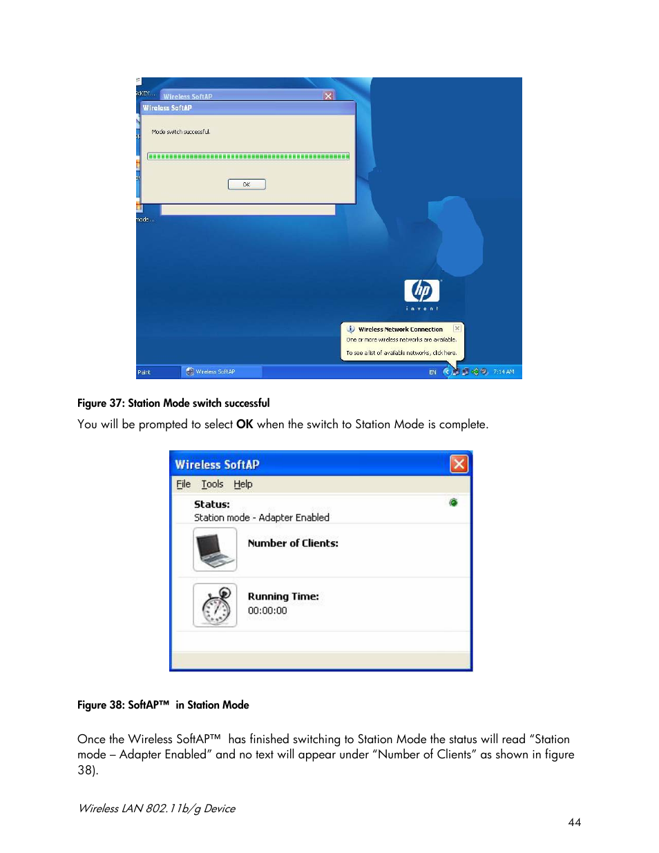 Accton Technology Wireless LAN 802.11b/g Device WN4201B User Manual | Page 44 / 97