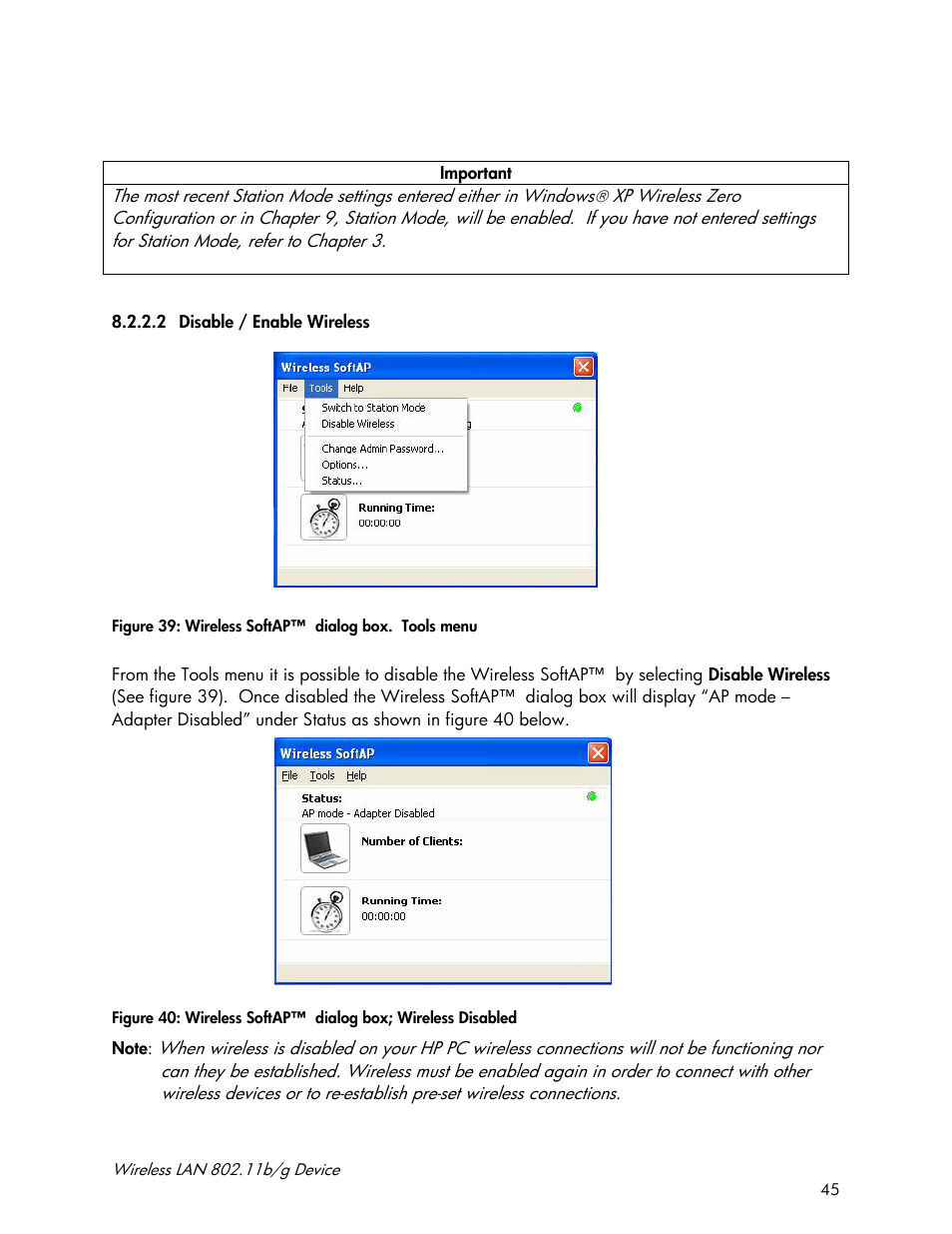 Accton Technology Wireless LAN 802.11b/g Device WN4201B User Manual | Page 45 / 97