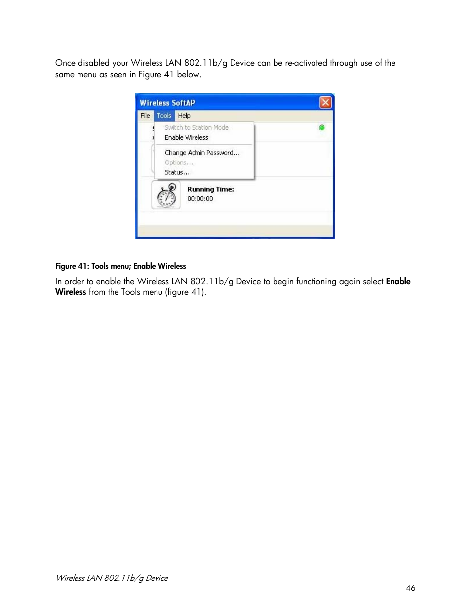 Accton Technology Wireless LAN 802.11b/g Device WN4201B User Manual | Page 46 / 97