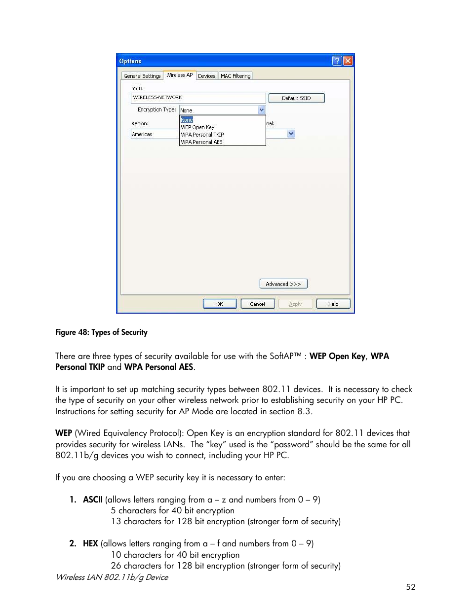 Accton Technology Wireless LAN 802.11b/g Device WN4201B User Manual | Page 52 / 97