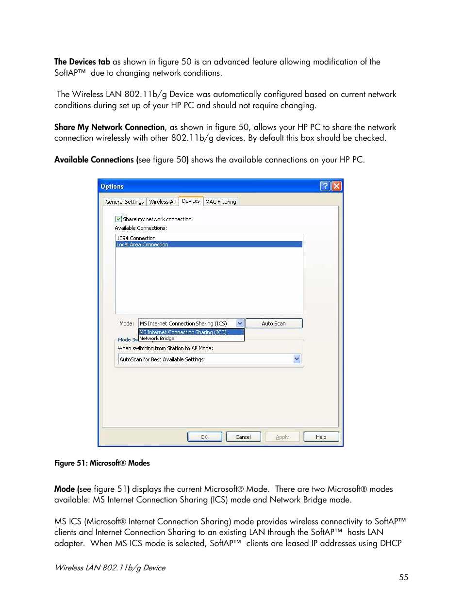 Accton Technology Wireless LAN 802.11b/g Device WN4201B User Manual | Page 55 / 97