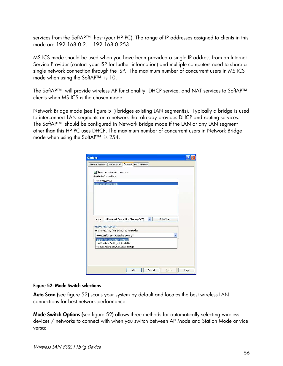 Accton Technology Wireless LAN 802.11b/g Device WN4201B User Manual | Page 56 / 97