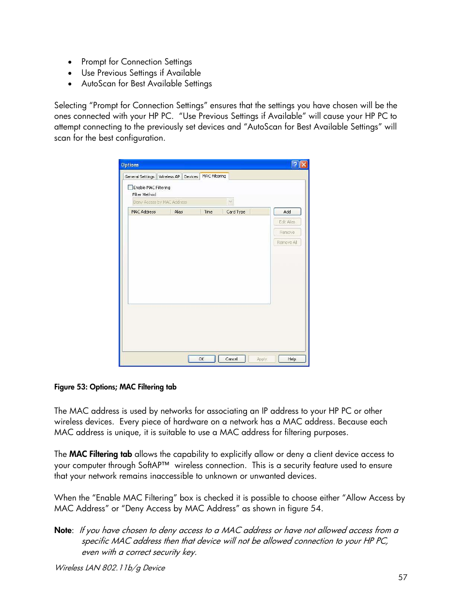 Accton Technology Wireless LAN 802.11b/g Device WN4201B User Manual | Page 57 / 97