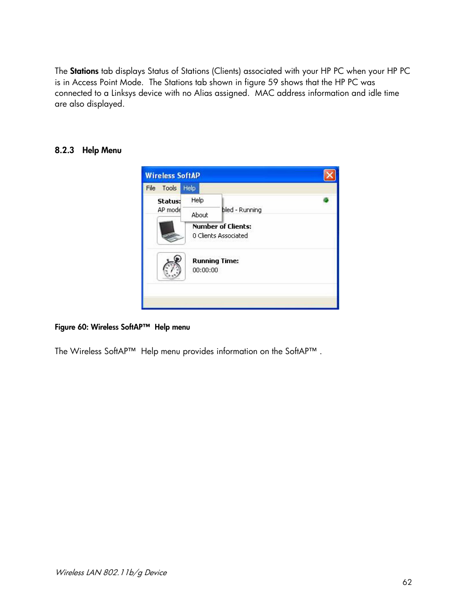 Accton Technology Wireless LAN 802.11b/g Device WN4201B User Manual | Page 62 / 97