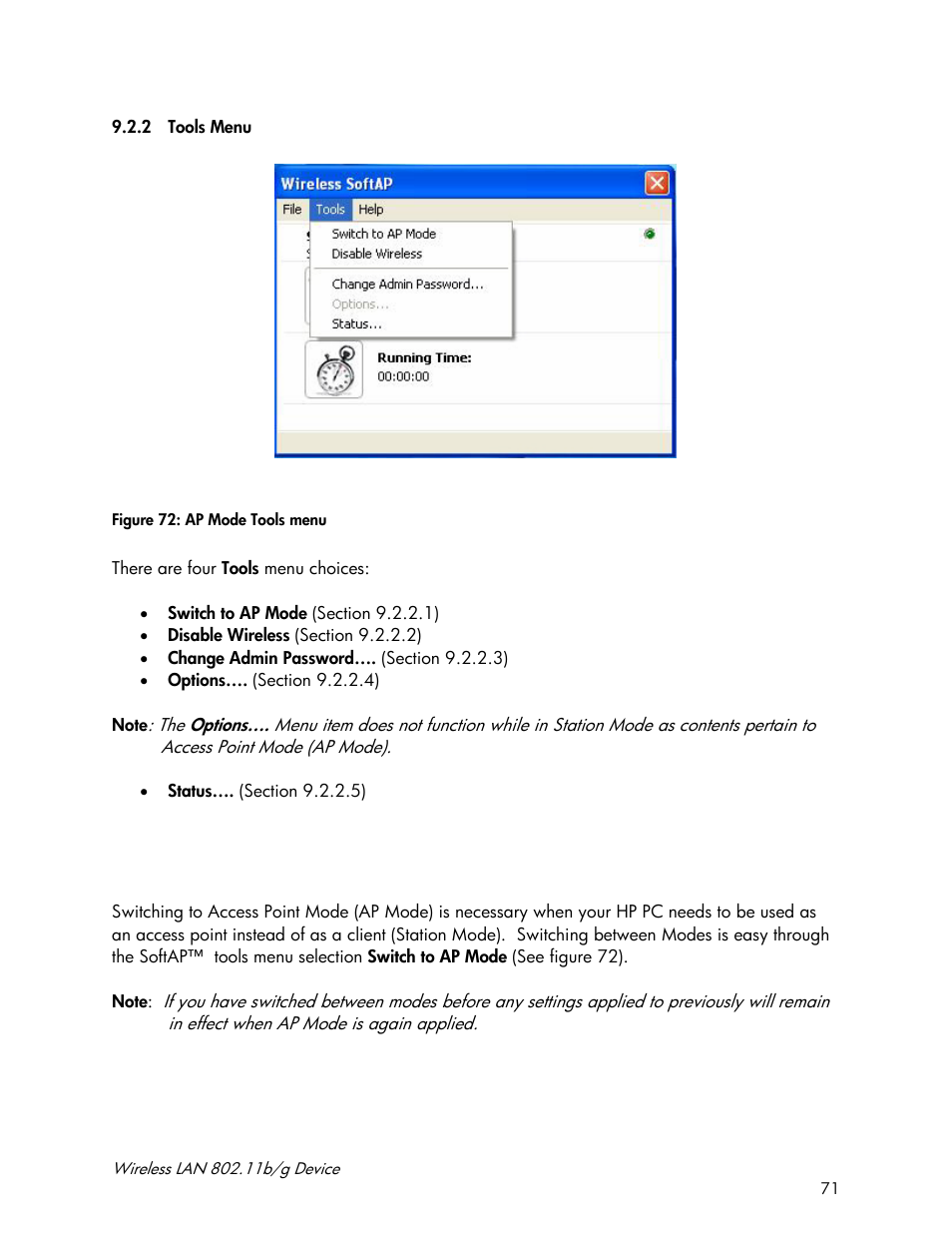 Accton Technology Wireless LAN 802.11b/g Device WN4201B User Manual | Page 71 / 97