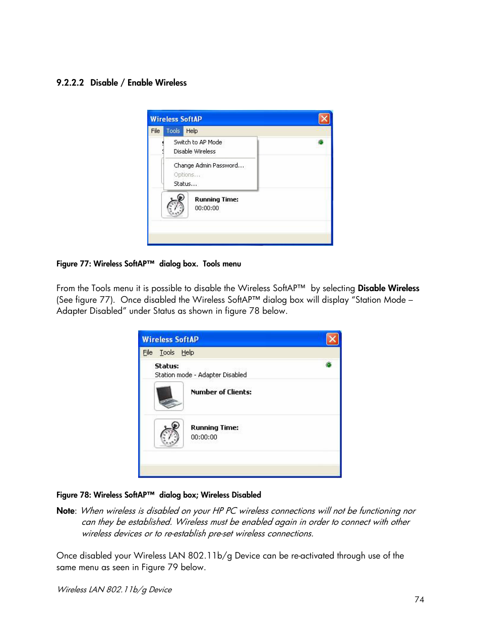 Accton Technology Wireless LAN 802.11b/g Device WN4201B User Manual | Page 74 / 97