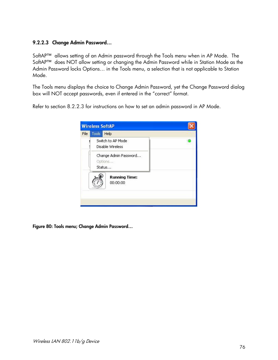 Accton Technology Wireless LAN 802.11b/g Device WN4201B User Manual | Page 76 / 97