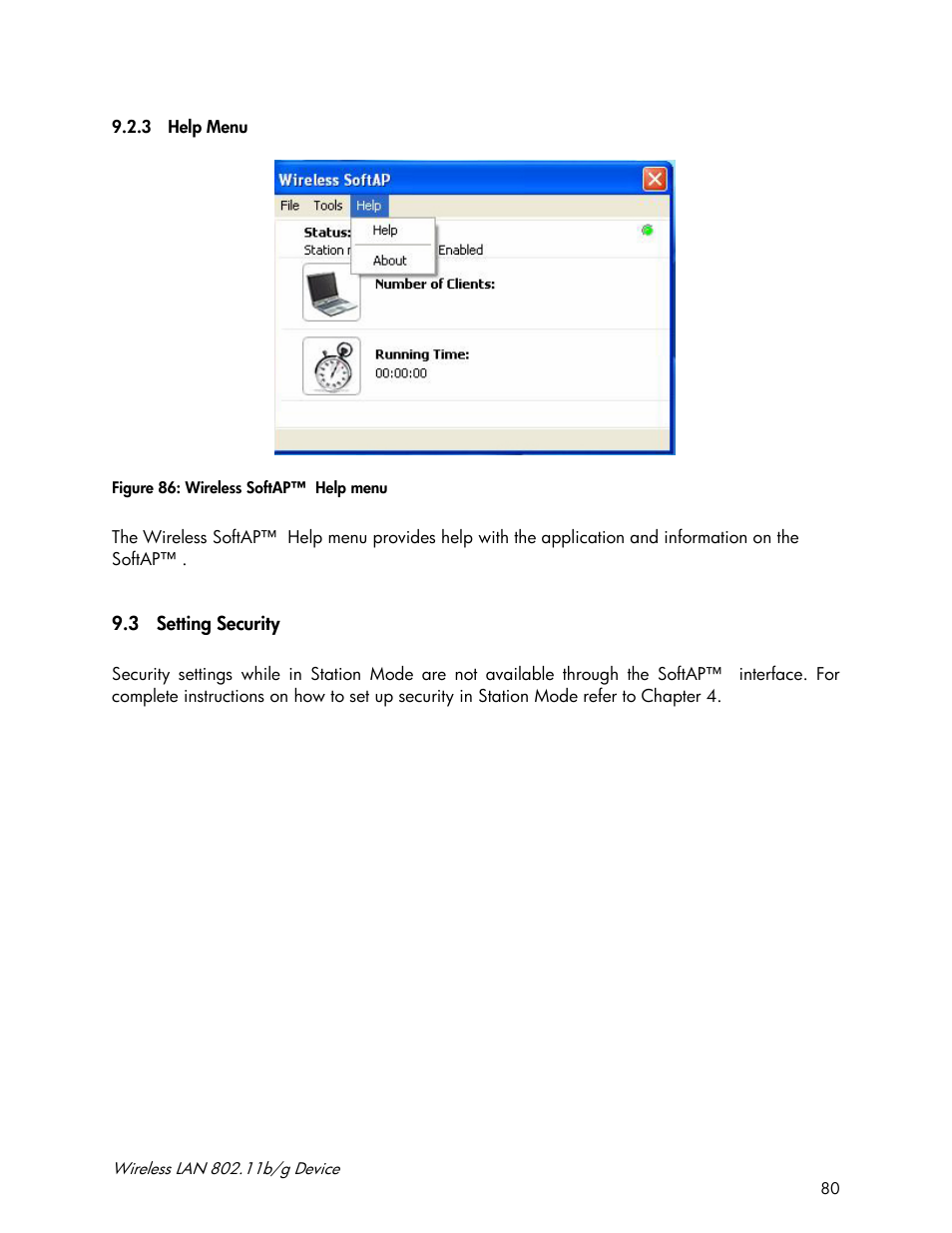 Accton Technology Wireless LAN 802.11b/g Device WN4201B User Manual | Page 80 / 97