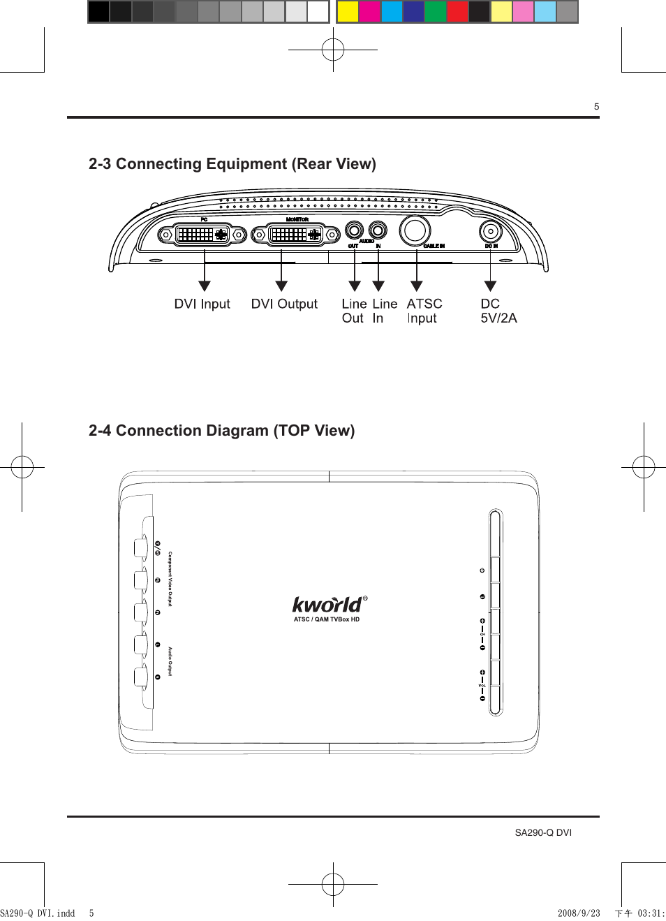 KWorld SA290-Q DVI User Manual | Page 5 / 12