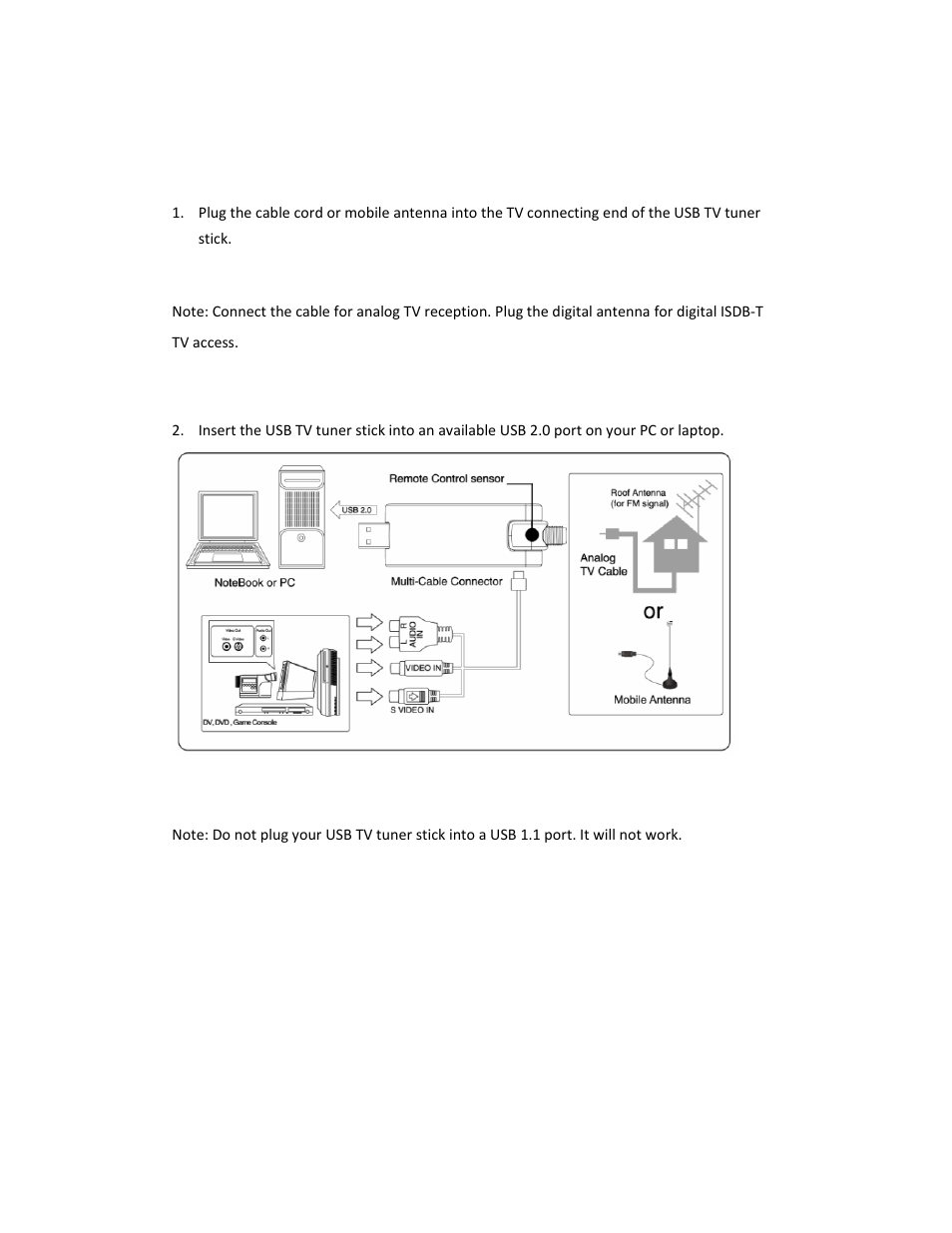 Connecting the device | KWorld UB430-AF User Manual | Page 3 / 10