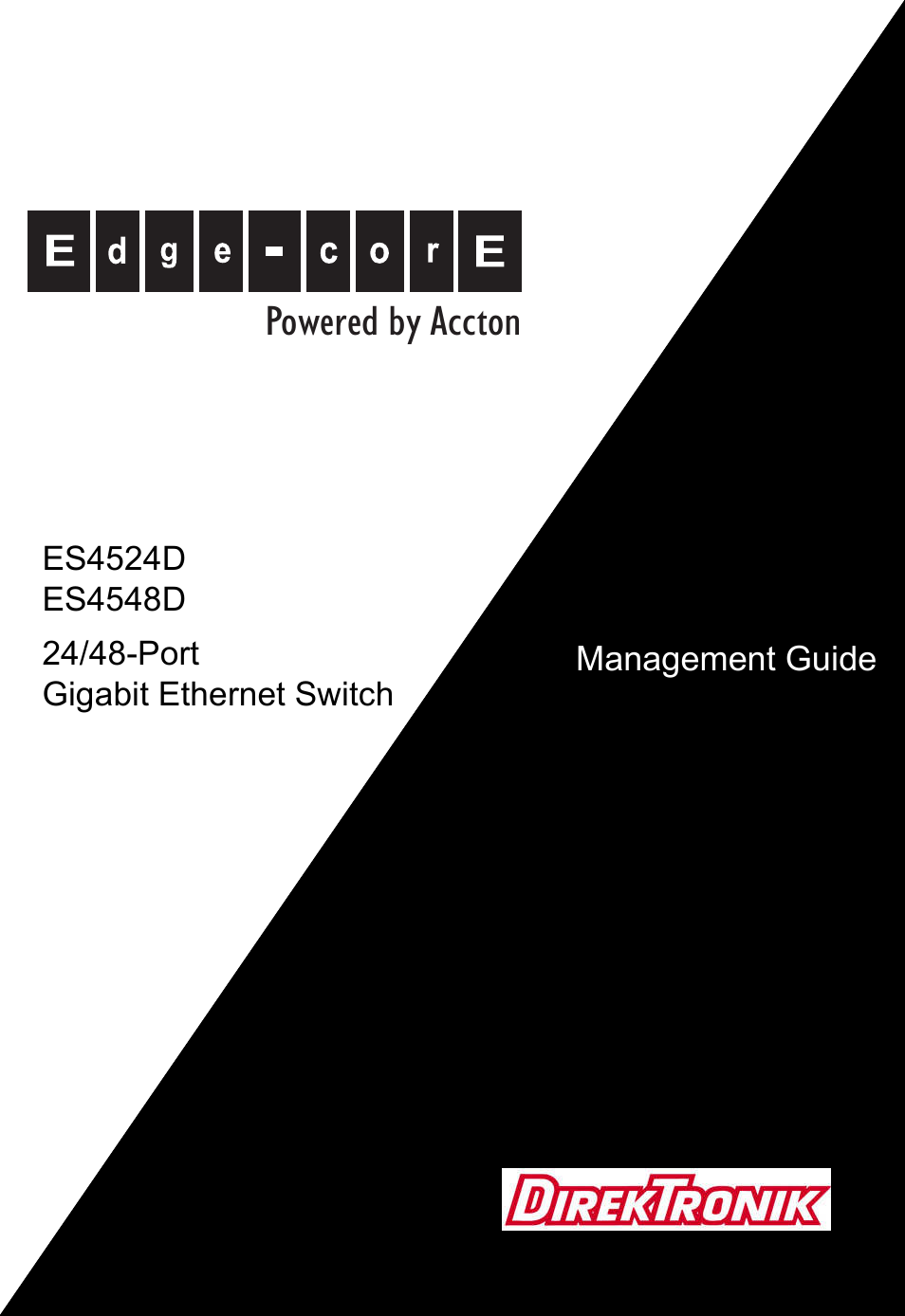 Accton Technology Direk Tronik ES4524D User Manual | 588 pages
