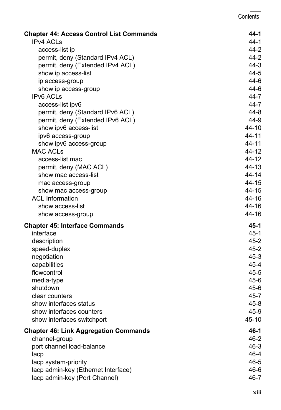 Accton Technology Direk Tronik ES4524D User Manual | Page 13 / 588