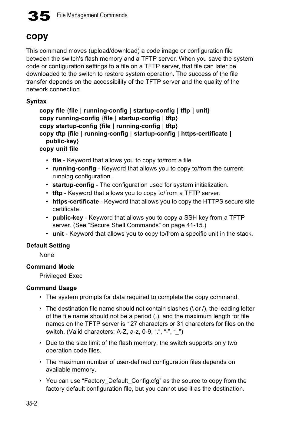 Copy | Accton Technology Direk Tronik ES4524D User Manual | Page 302 / 588