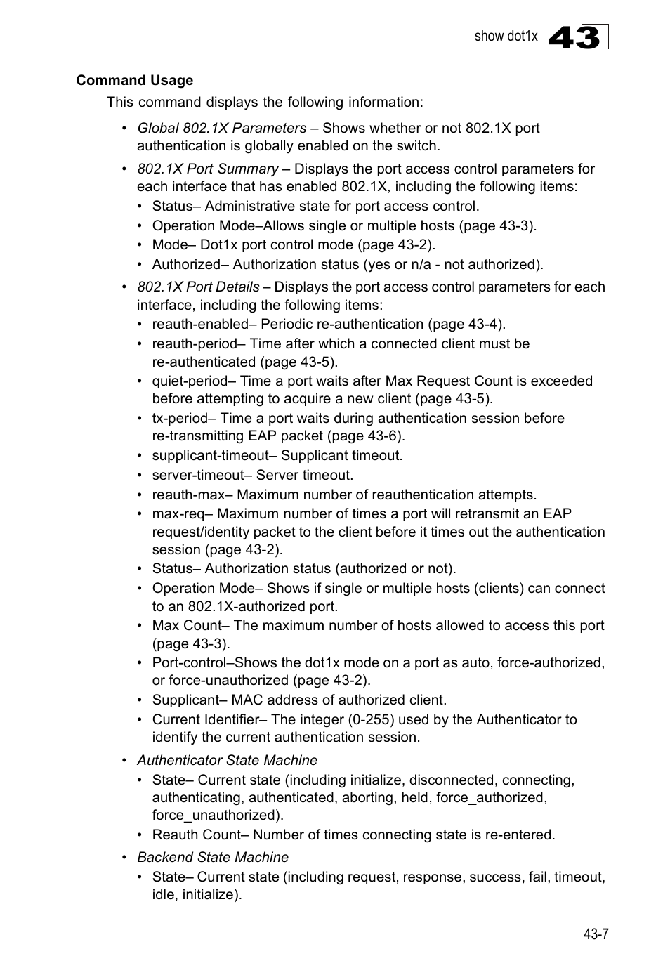 Accton Technology Direk Tronik ES4524D User Manual | Page 387 / 588