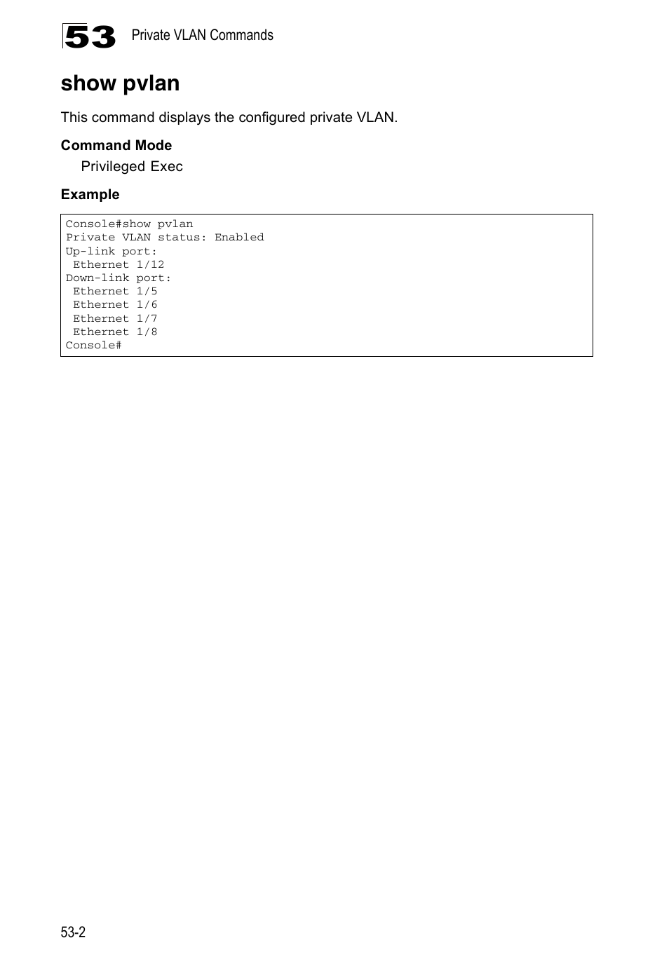 Show pvlan | Accton Technology Direk Tronik ES4524D User Manual | Page 480 / 588