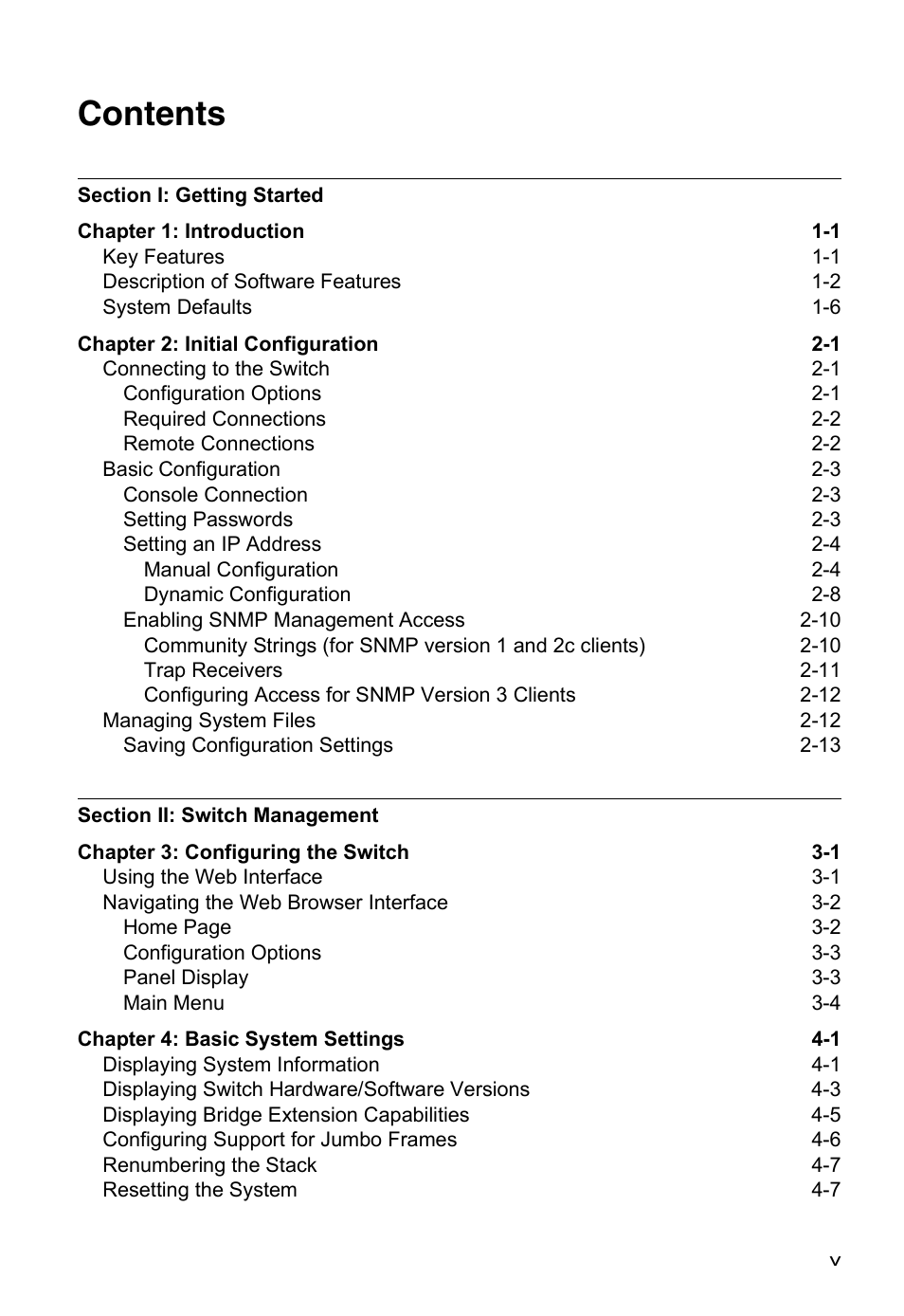 Accton Technology Direk Tronik ES4524D User Manual | Page 5 / 588