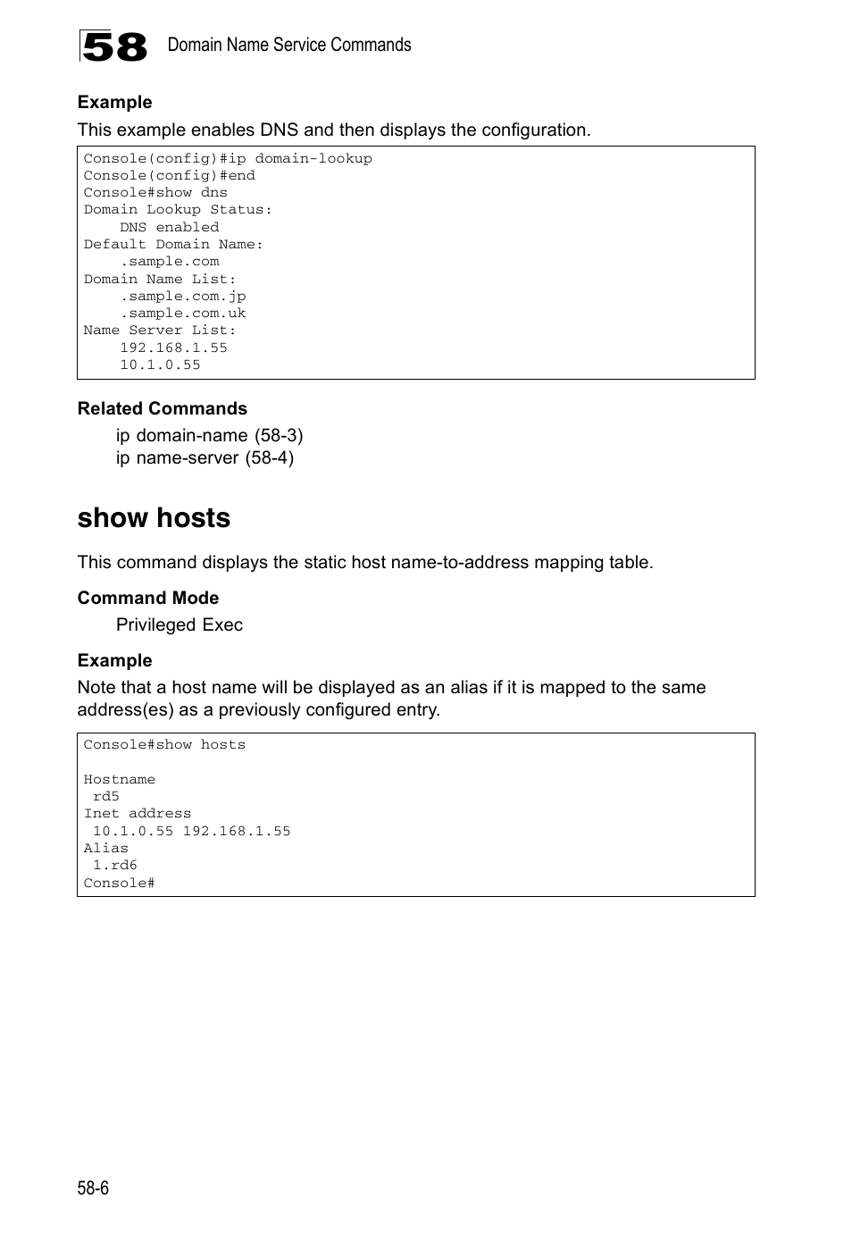 Show hosts | Accton Technology Direk Tronik ES4524D User Manual | Page 524 / 588