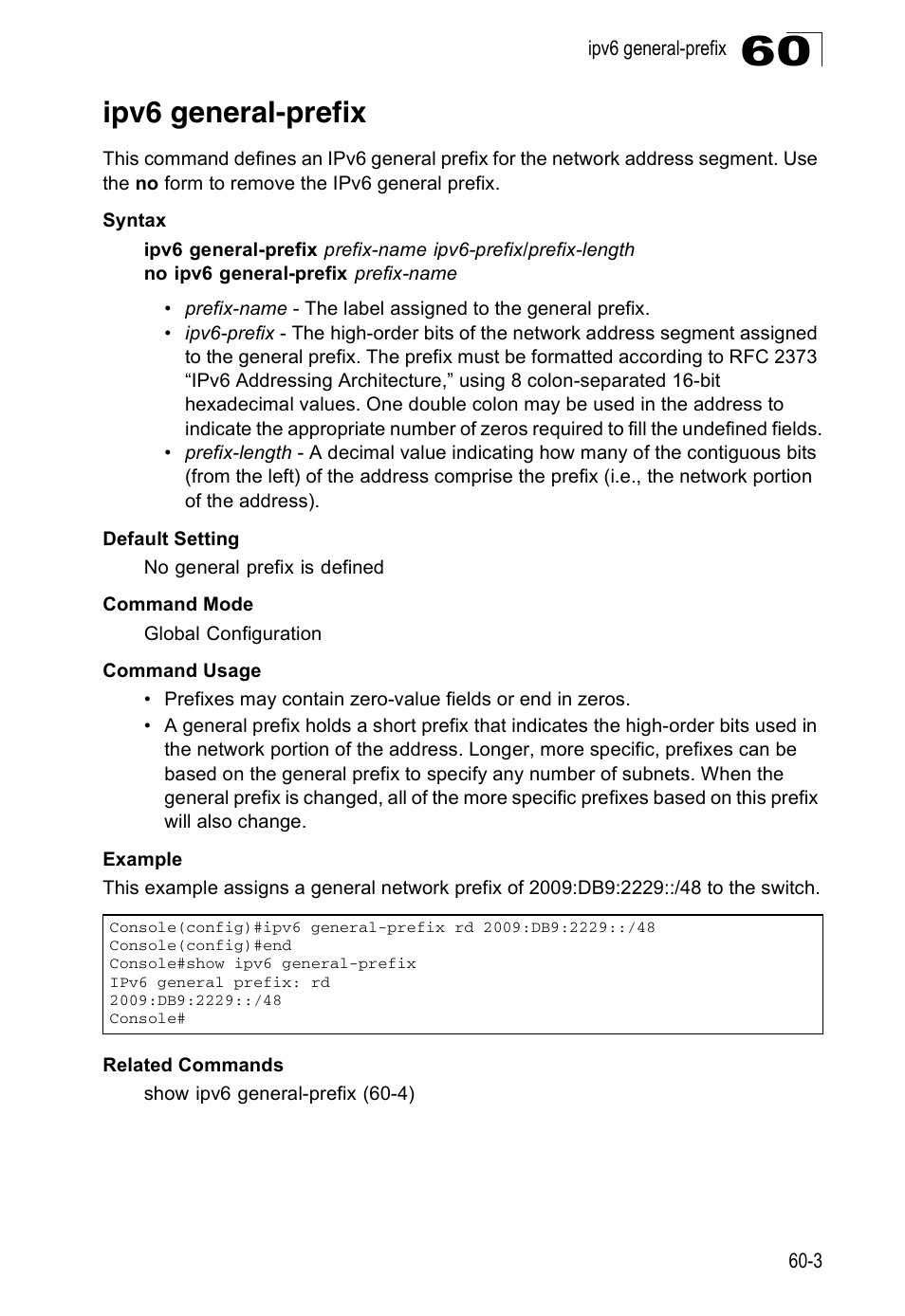 Ipv6 general-prefix | Accton Technology Direk Tronik ES4524D User Manual | Page 535 / 588