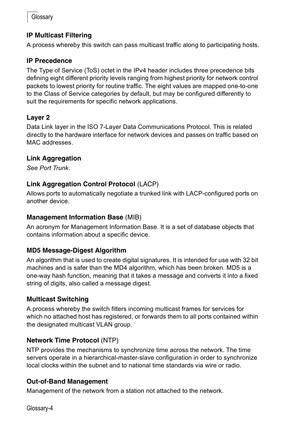 Accton Technology Direk Tronik ES4524D User Manual | Page 578 / 588