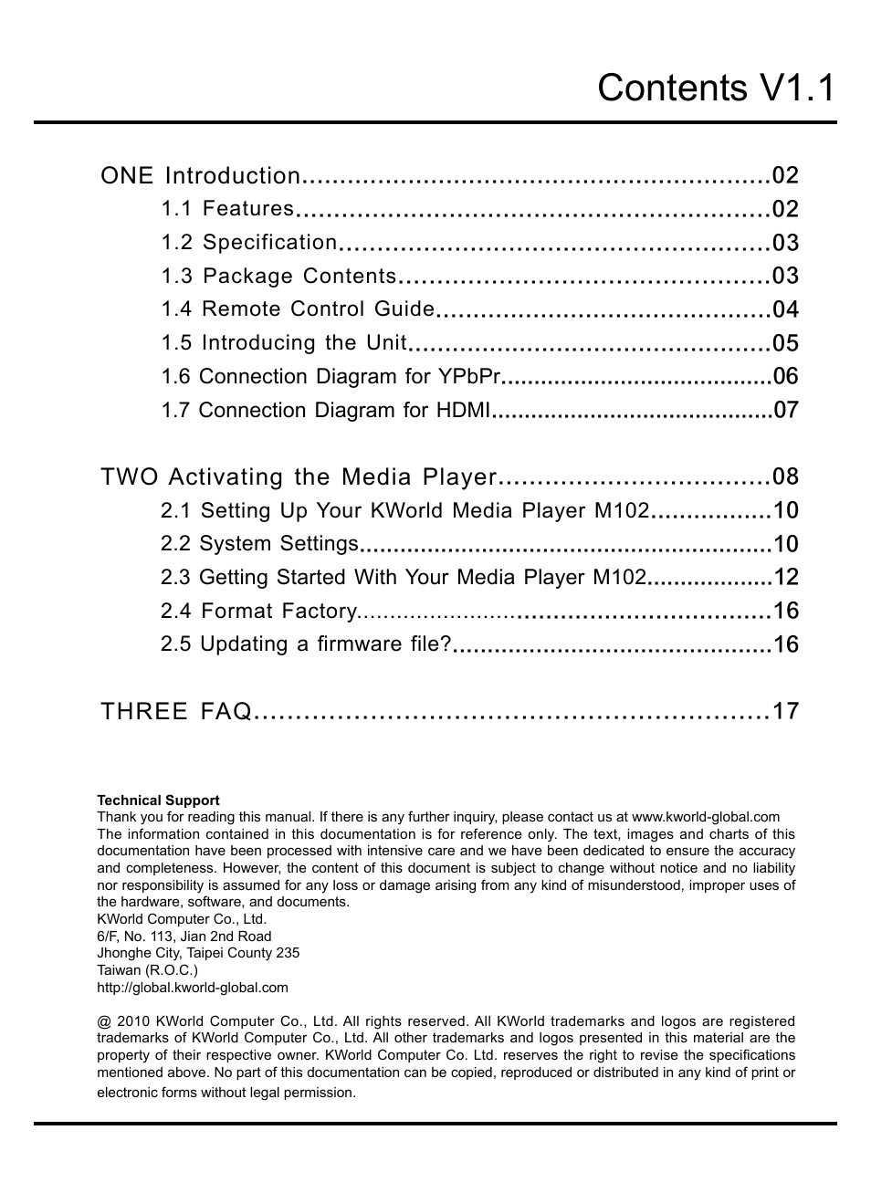 KWorld M102 User Manual | 20 pages